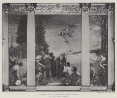 The New Panel in the Glasgow Municipal Buildings by Alexander Ignatius Roche